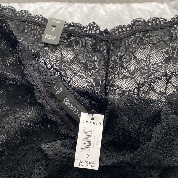 Torrid cheeky lace panties 3 panties - Picture 3 of 4